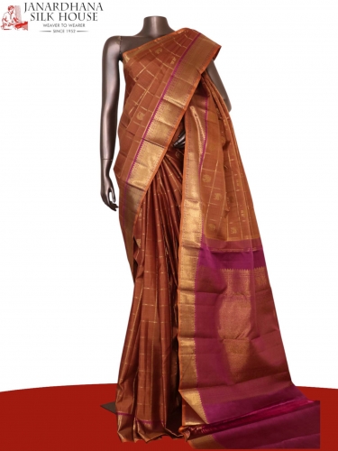 Pure Handloom Kanjeevaram Silk Saree